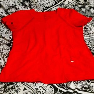 Grey's Anatomy active wear red scrub top M